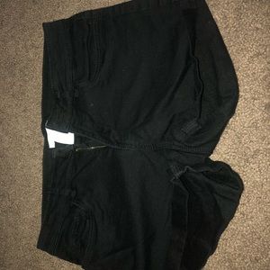 Black Super Stretch Shorts